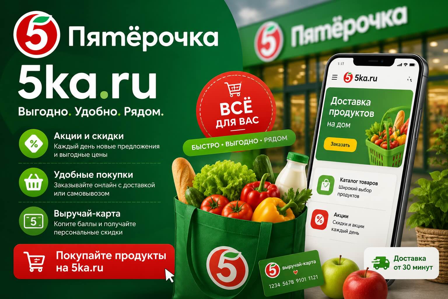 Промокоды Пятёрочка Доставка